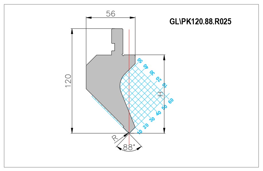 Пуансон PK120.88.R025